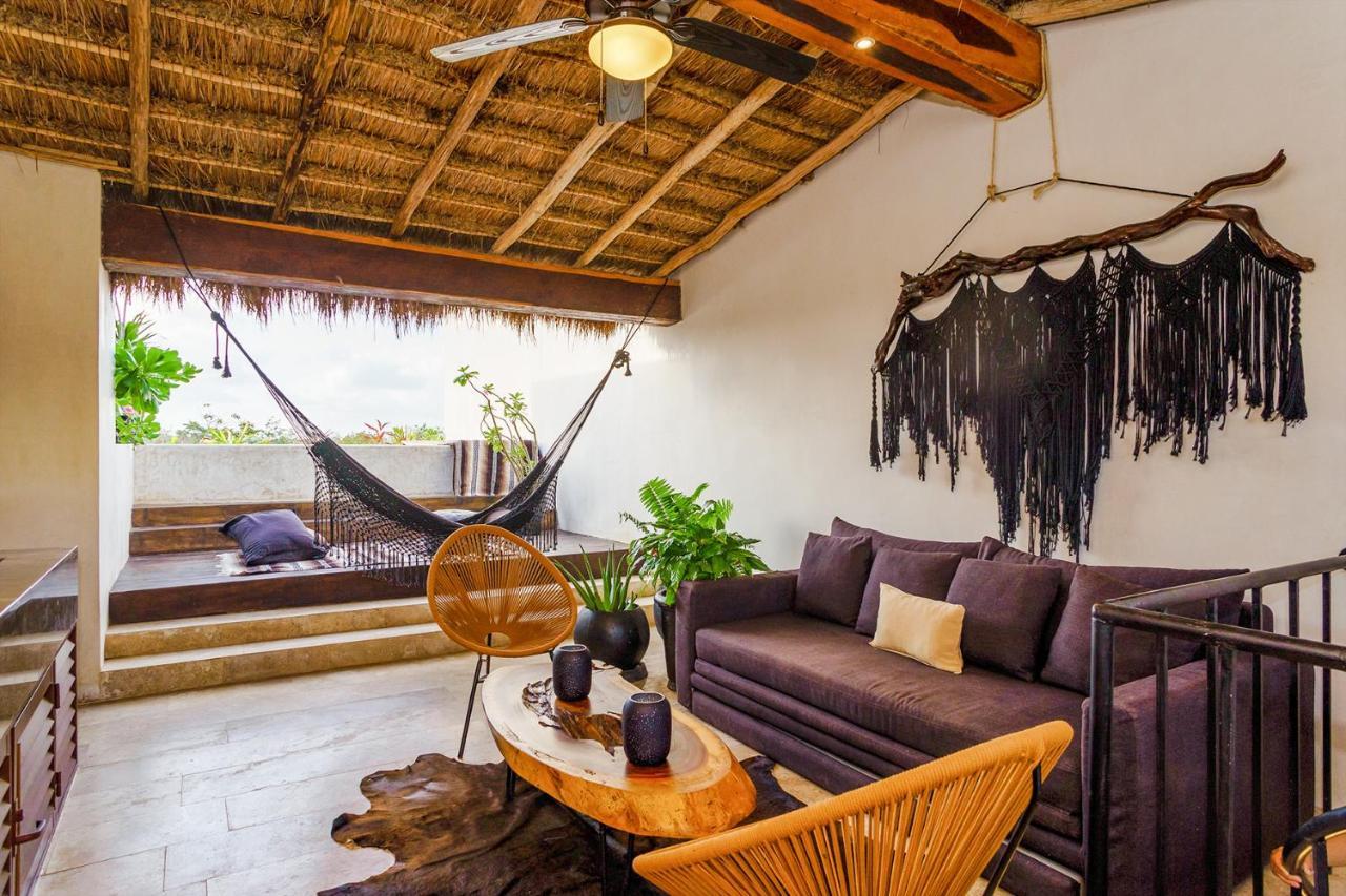 Jungle Luxury In Private Residential Area & Stunning Rooftop By Stella Rentals Tulum Exteriör bild
