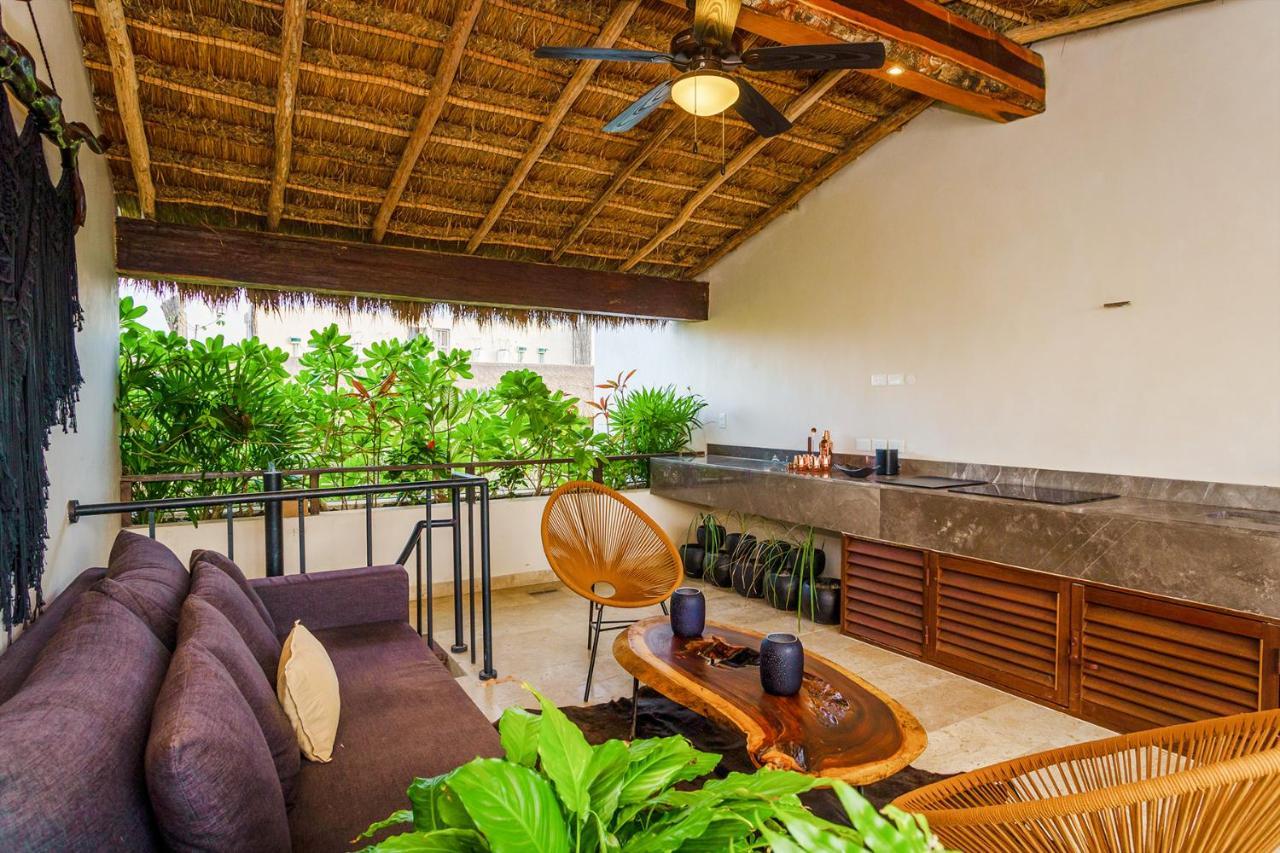 Jungle Luxury In Private Residential Area & Stunning Rooftop By Stella Rentals Tulum Exteriör bild