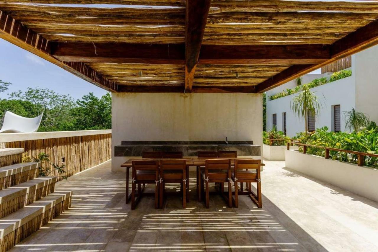 Jungle Luxury In Private Residential Area & Stunning Rooftop By Stella Rentals Tulum Exteriör bild