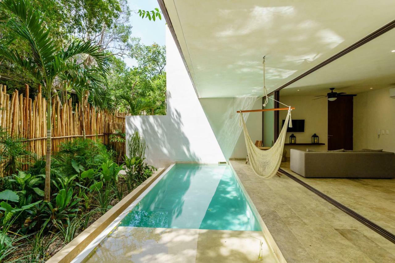 Jungle Luxury In Private Residential Area & Stunning Rooftop By Stella Rentals Tulum Exteriör bild