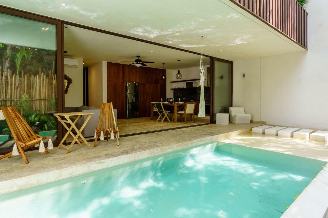 Jungle Luxury In Private Residential Area & Stunning Rooftop By Stella Rentals Tulum Exteriör bild