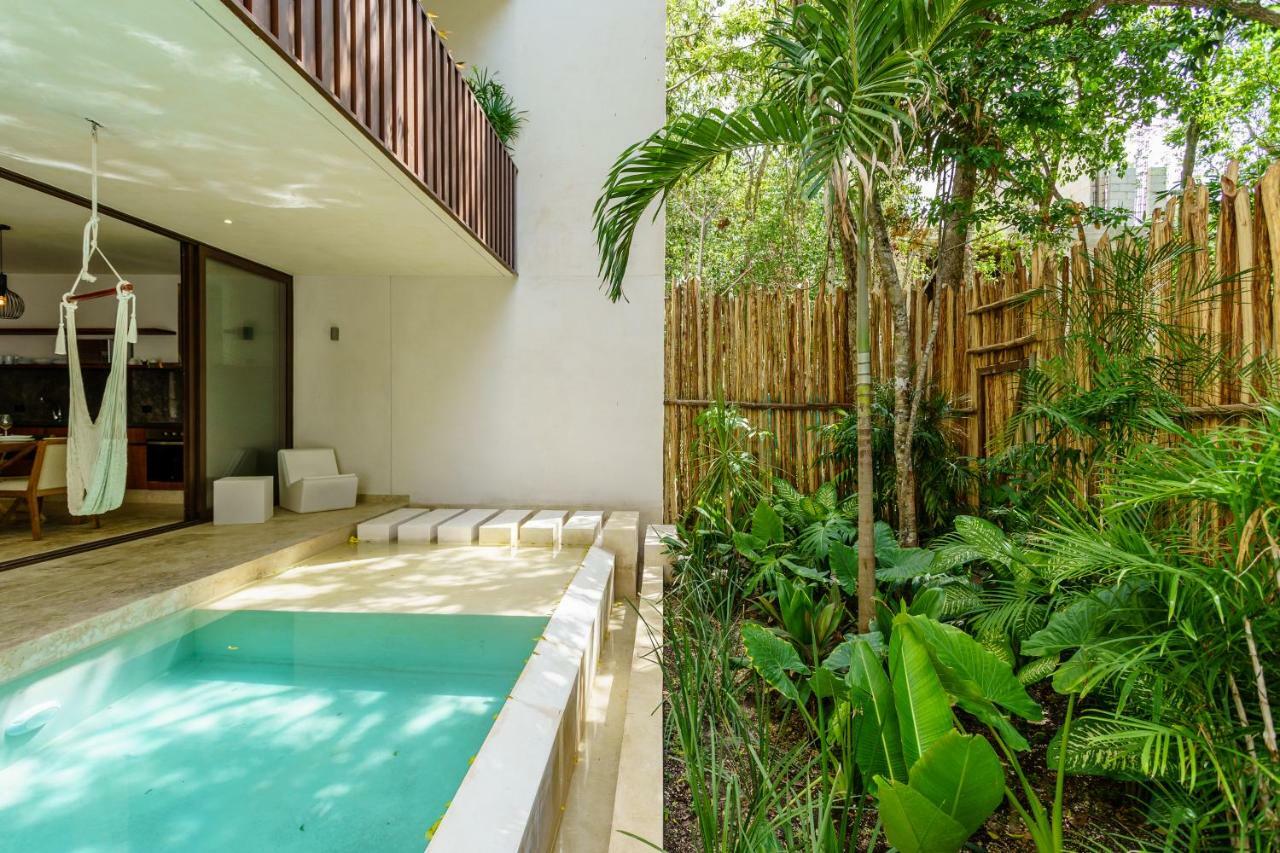 Jungle Luxury In Private Residential Area & Stunning Rooftop By Stella Rentals Tulum Exteriör bild
