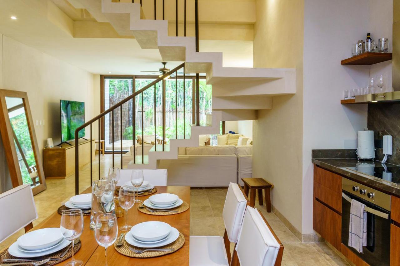 Jungle Luxury In Private Residential Area & Stunning Rooftop By Stella Rentals Tulum Exteriör bild