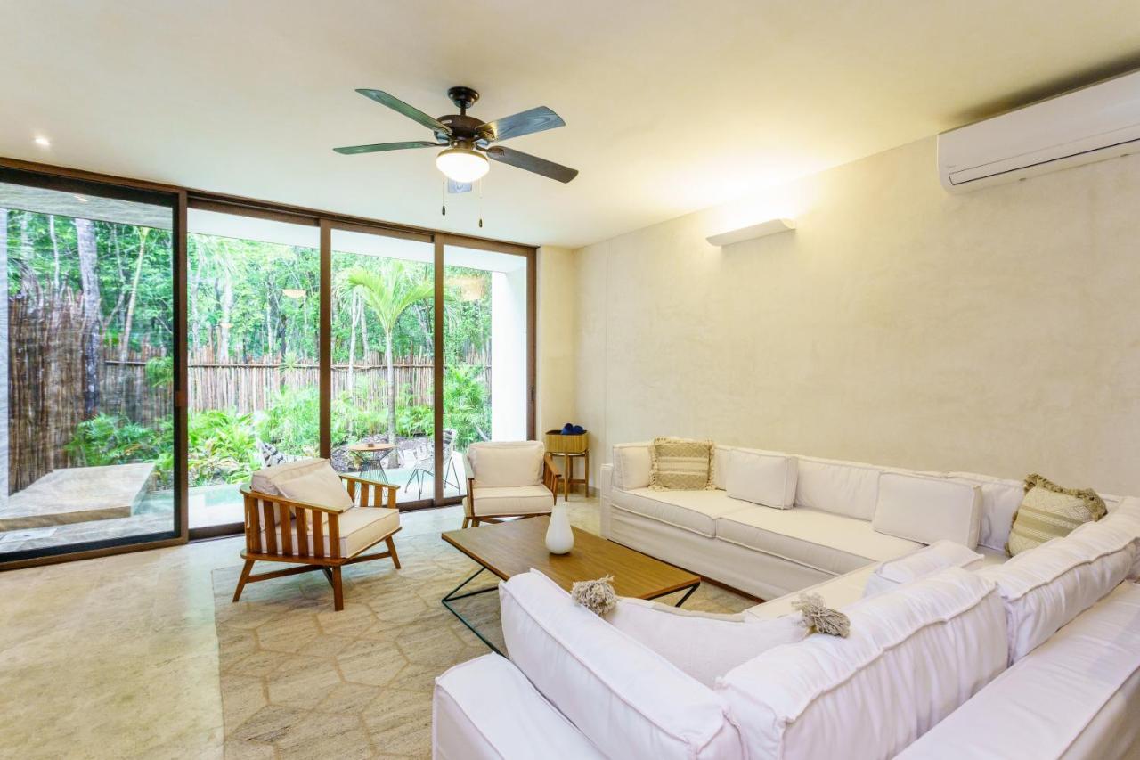 Jungle Luxury In Private Residential Area & Stunning Rooftop By Stella Rentals Tulum Exteriör bild